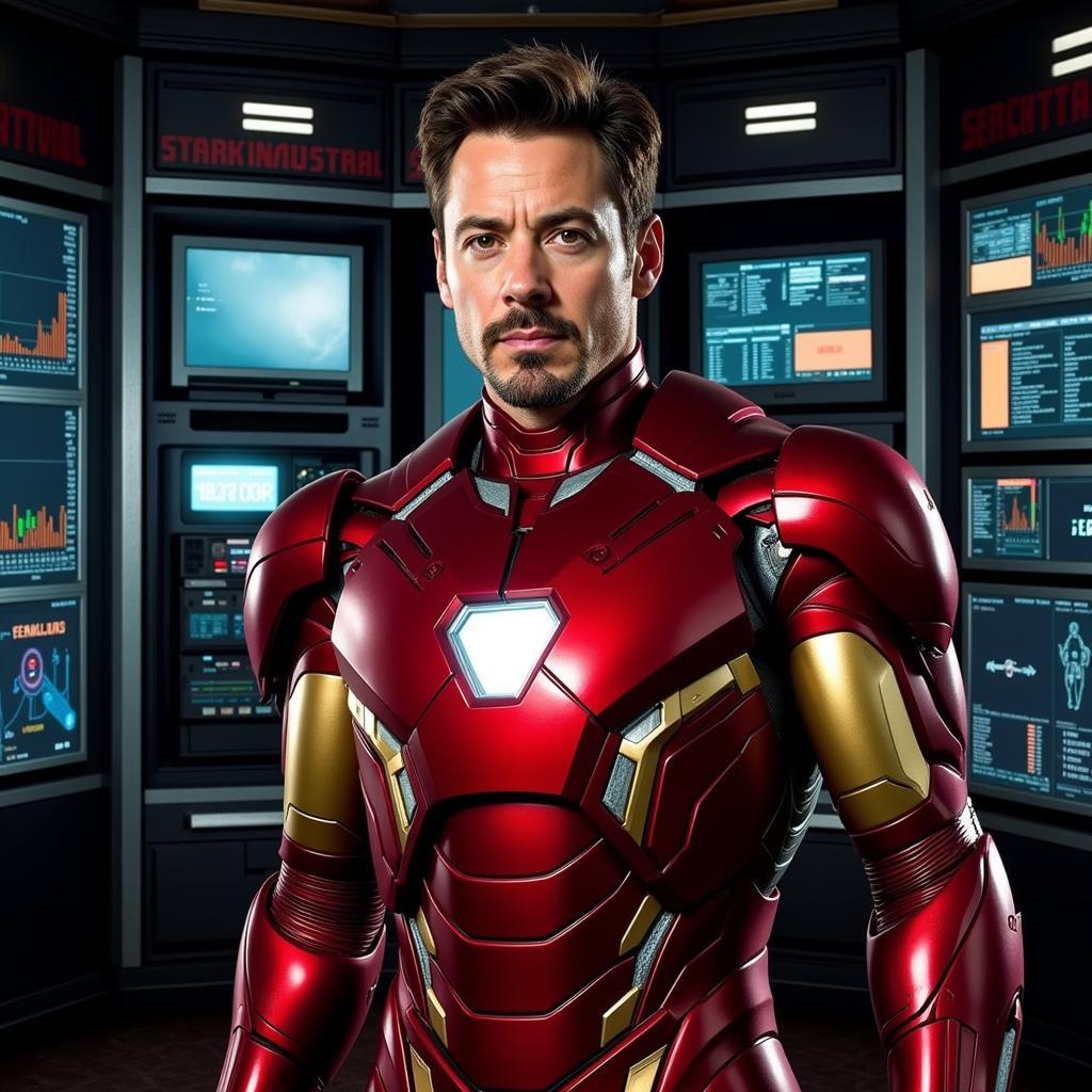 Tony Stark as Iron Man Poster