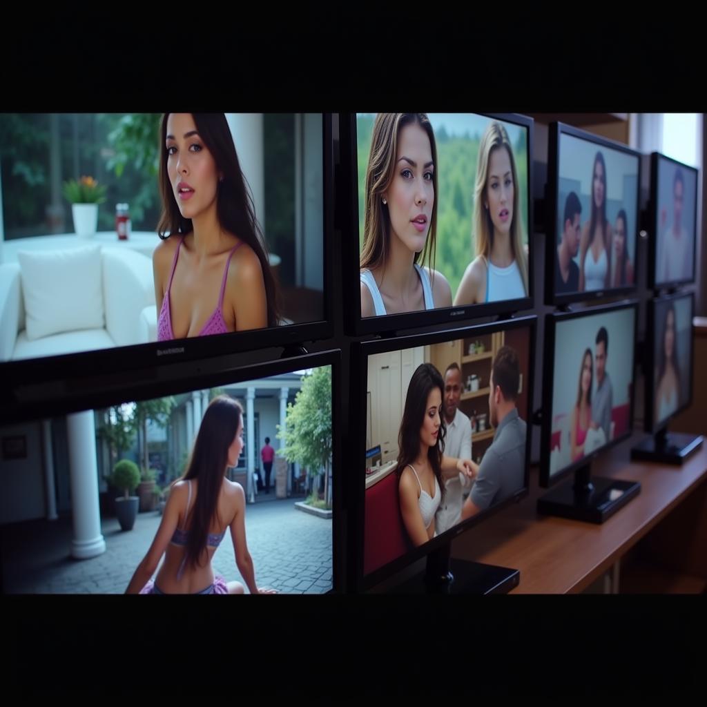 Ultra HD Porn Movies Playing on Multiple Screens