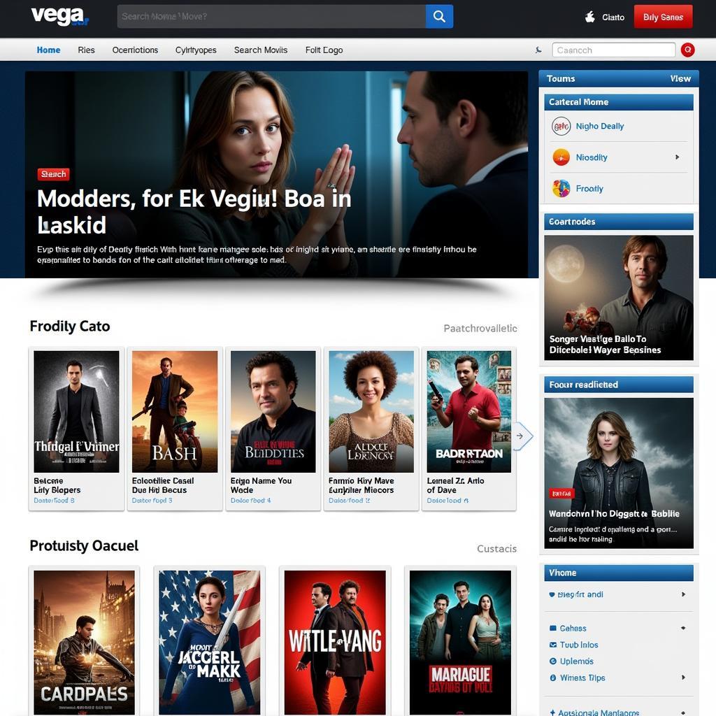 Homepage of vega movies.in