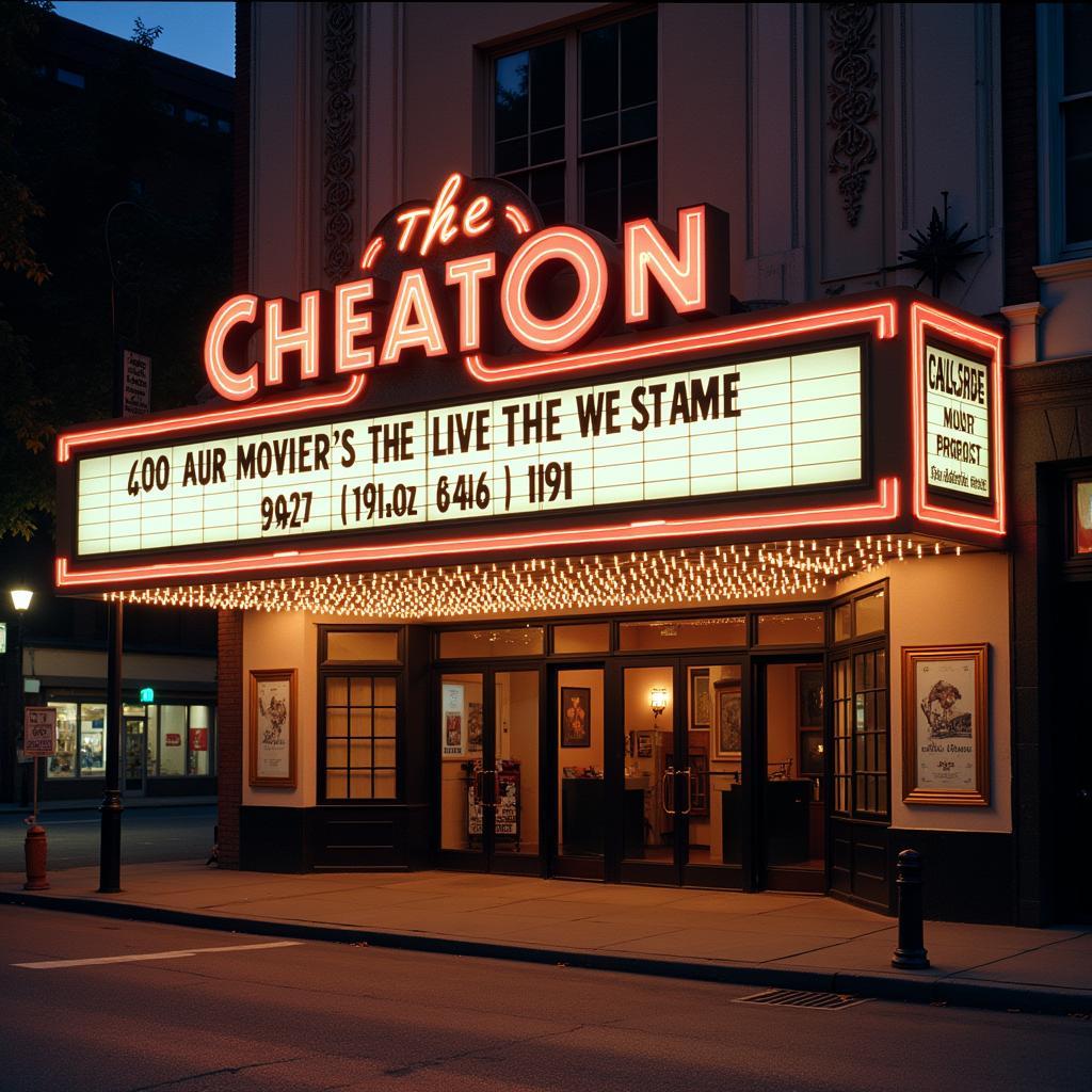 Vintage Movie Theater