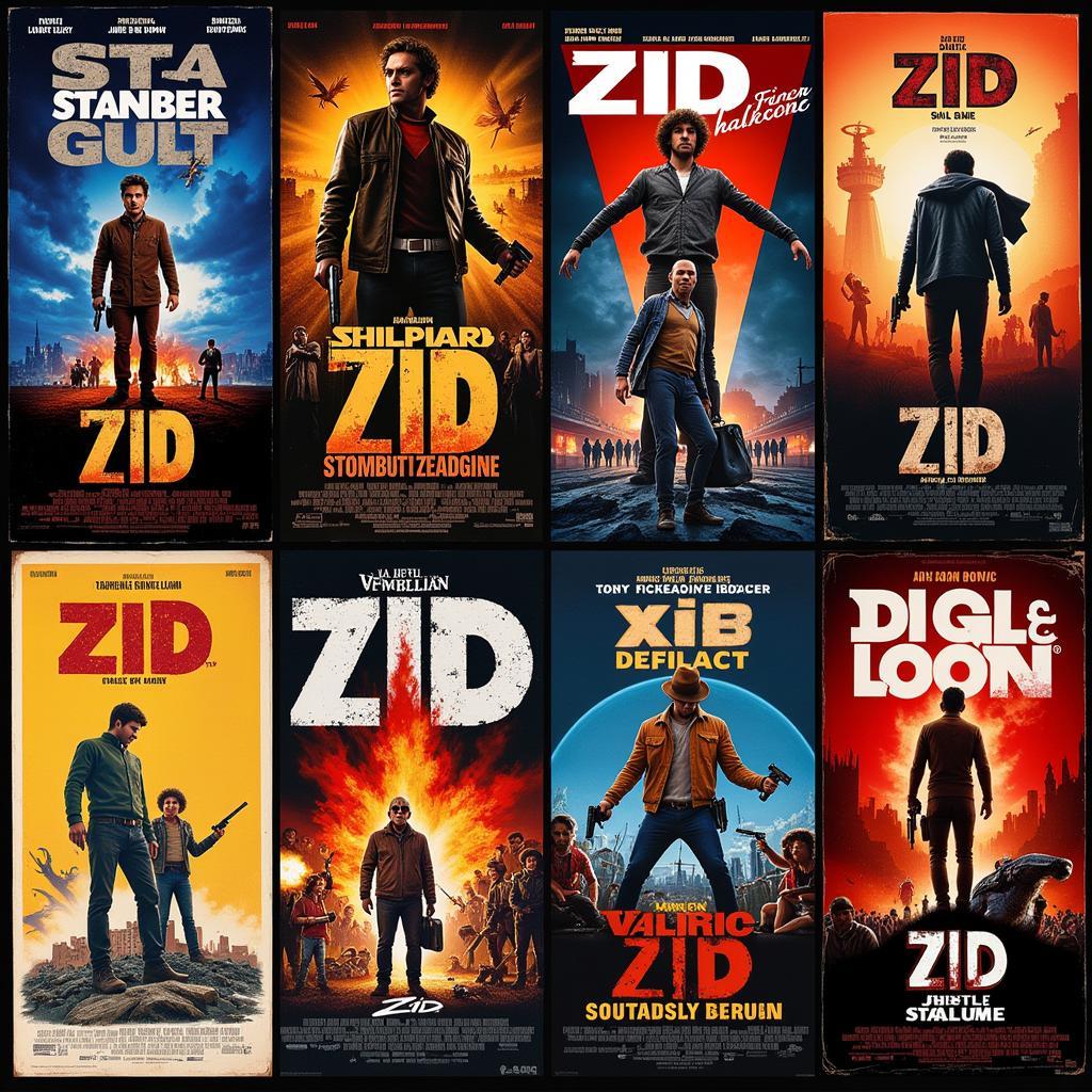 Evolution of Zid Movie Poster Styles 