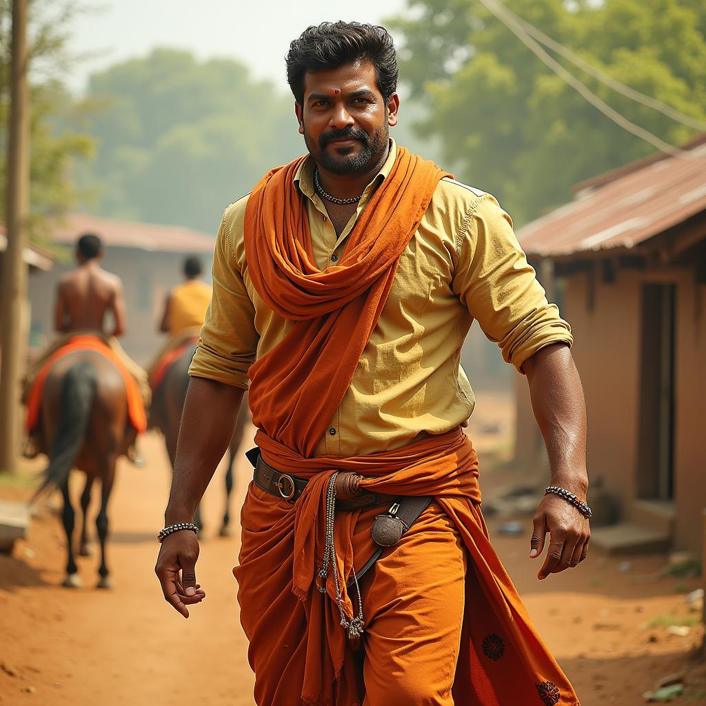 Ajith Kumar as Thooku Durai in Viswasam