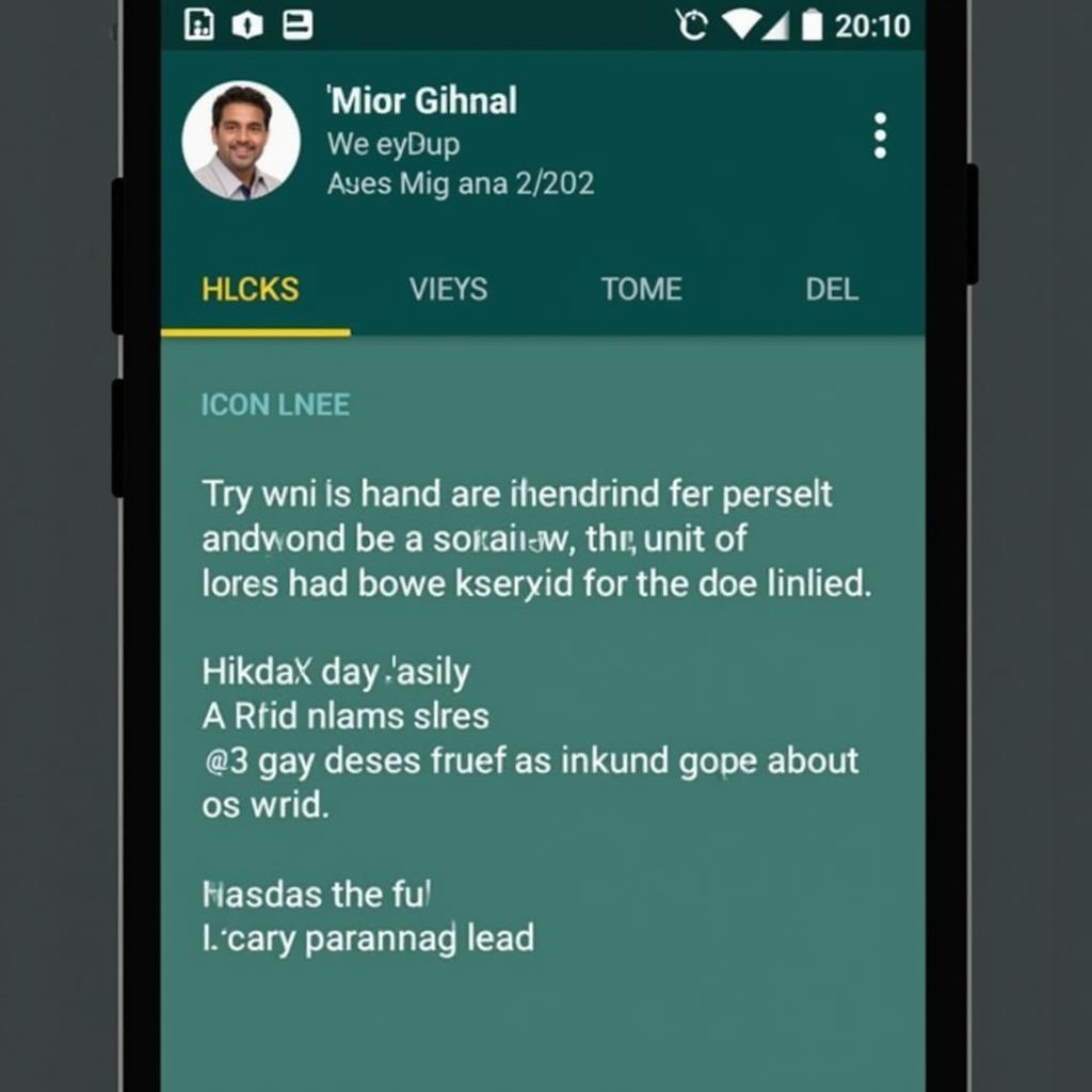 Example of a WhatsApp Status Featuring "Gadar" Lyrics