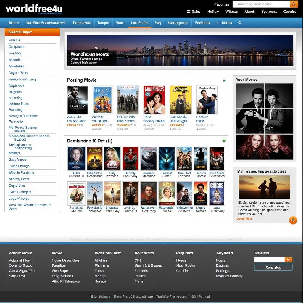 WorldFree4U Movies Homepage