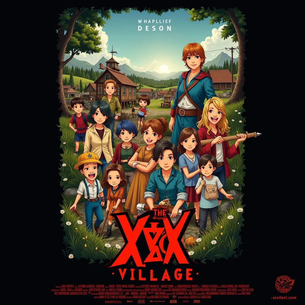 The official movie poster for xxx Village Movie