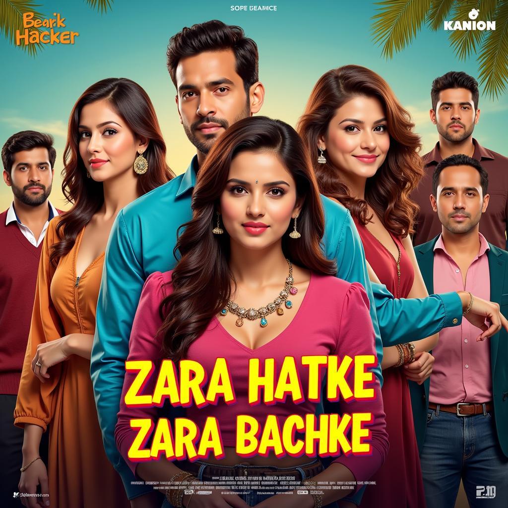 Zara Hatke Zara Bachke movie poster featuring lead actors