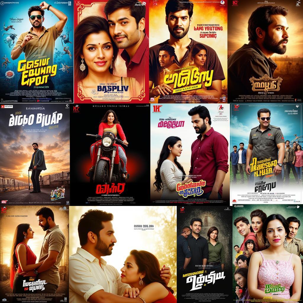 2007 Tamil Movie Posters Collage