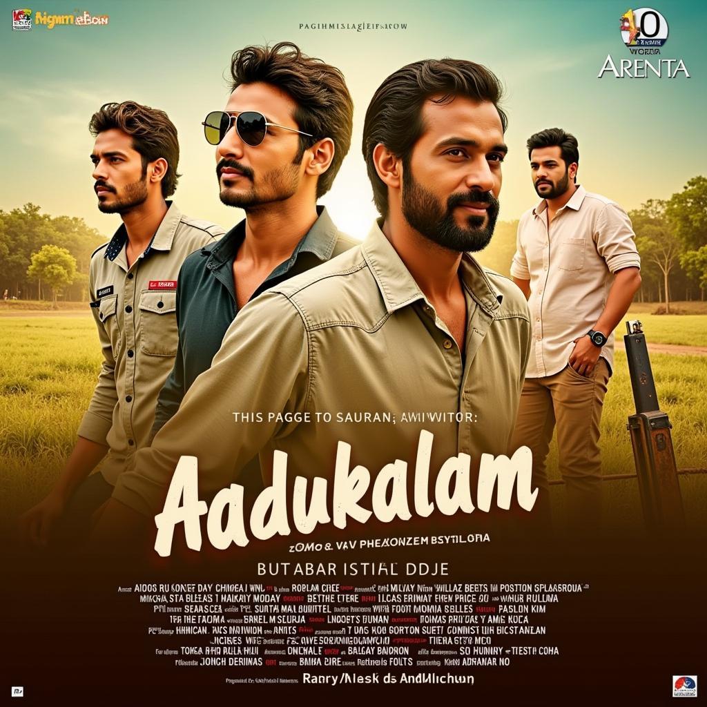 Aadukalam Movie Soundtrack Poster