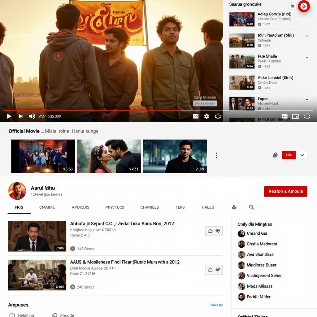 Aaru Movie Official YouTube Channel