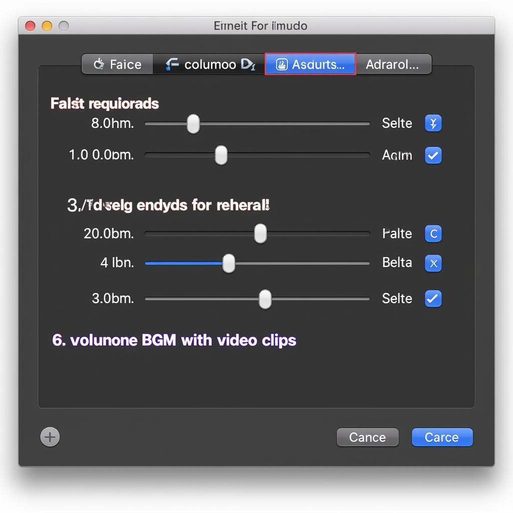 Adjusting BGM in iMovie Timeline