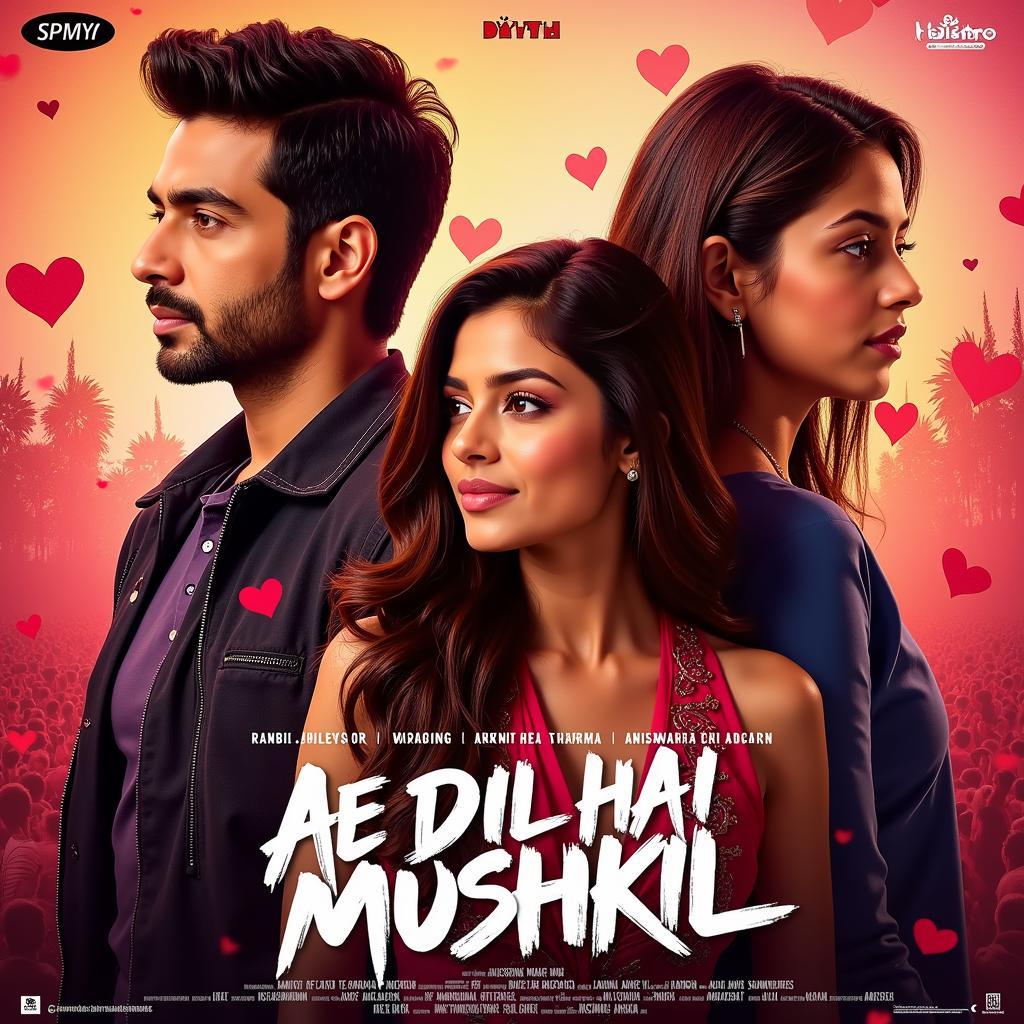 Ae Dil Hai Mushkil Movie Poster