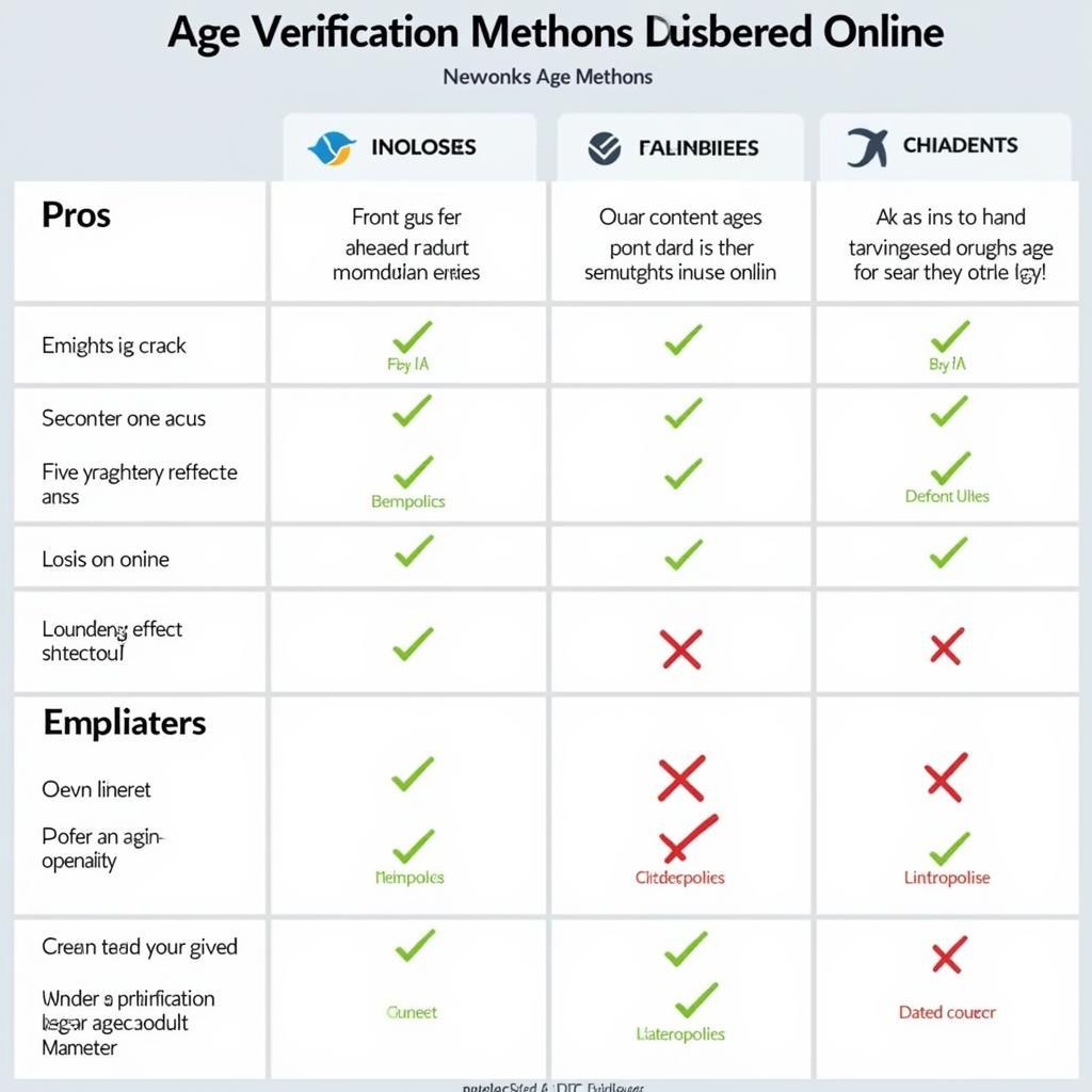 Different Age Verification Methods for Online Platforms