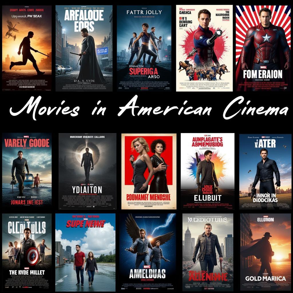 A Wide Array of Genres in American Film