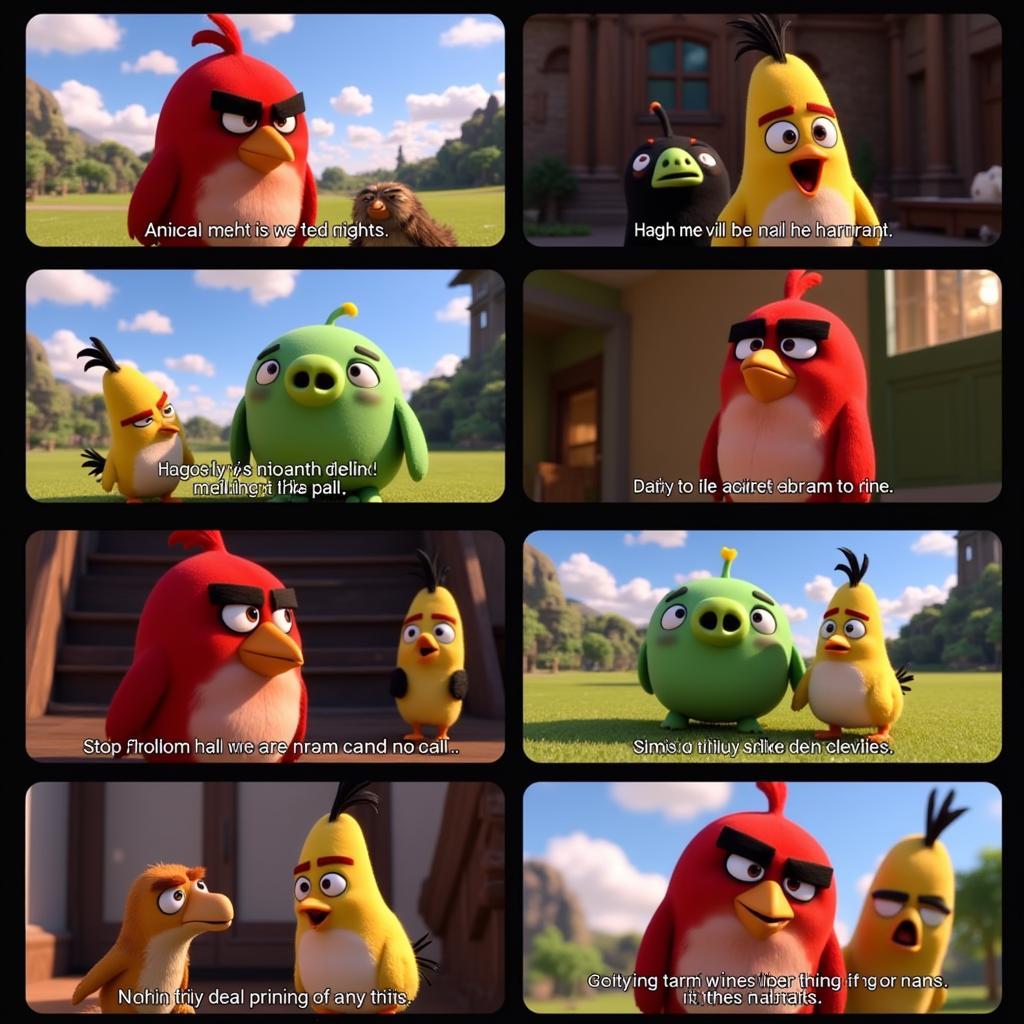 Angry Birds Hindi Dubbed Movie Scenes