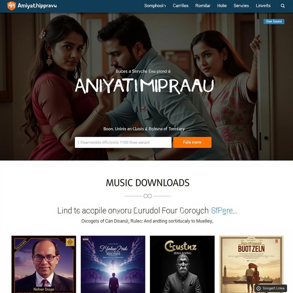 Aniyathipravu Movie Official Website Music Download Section