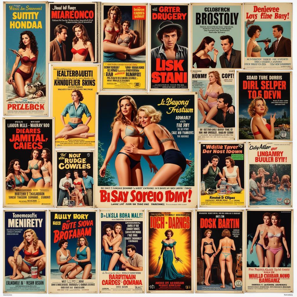 Vintage B-Movie Exploitation Posters