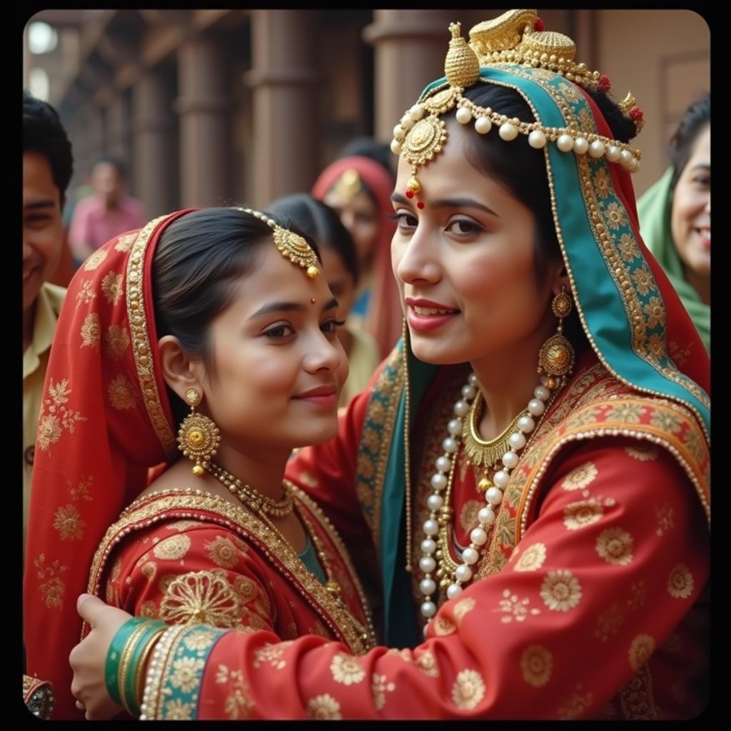 A scene from a Bangladeshi movie depicting a cultural tradition