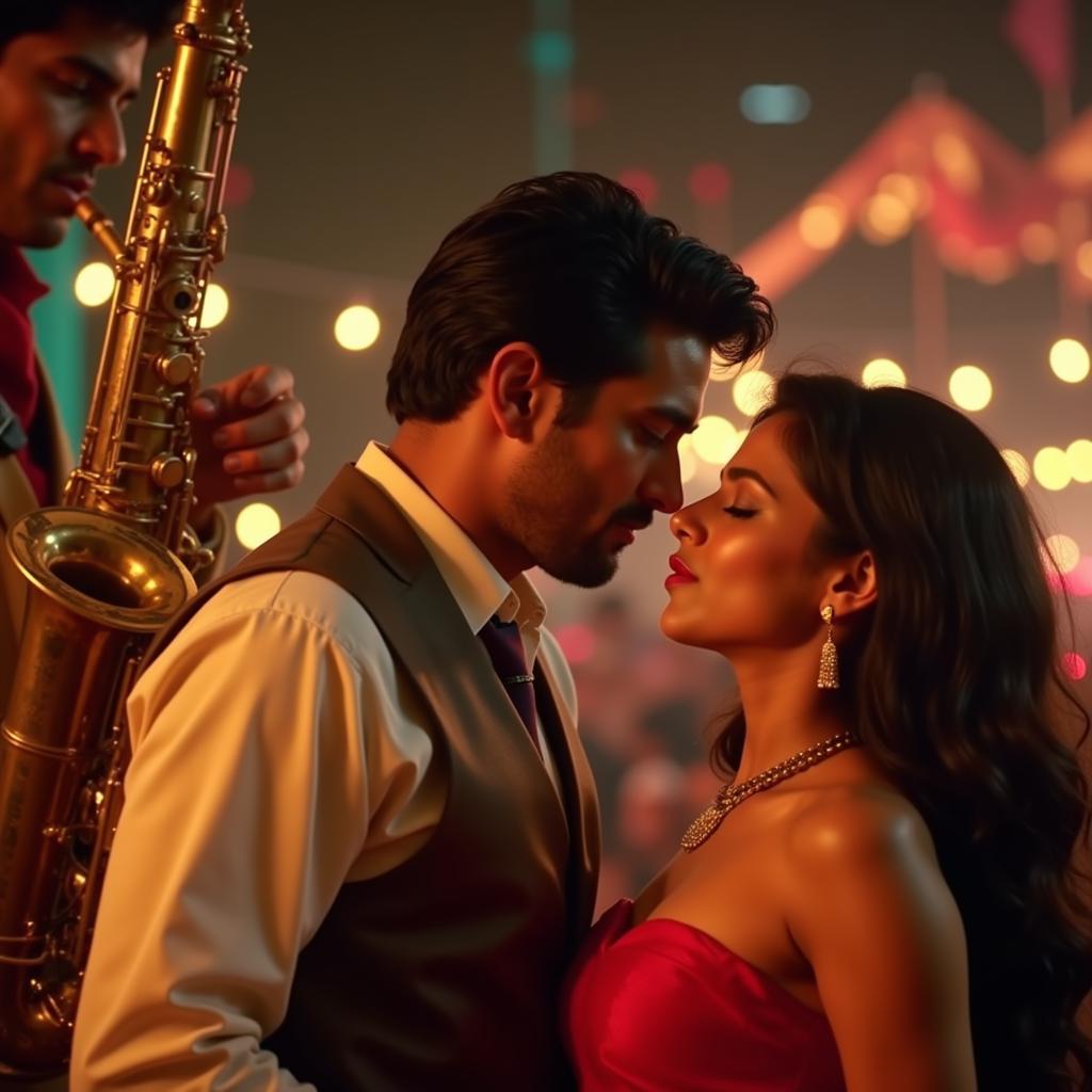 Bollywood Romance with Saxophone Music