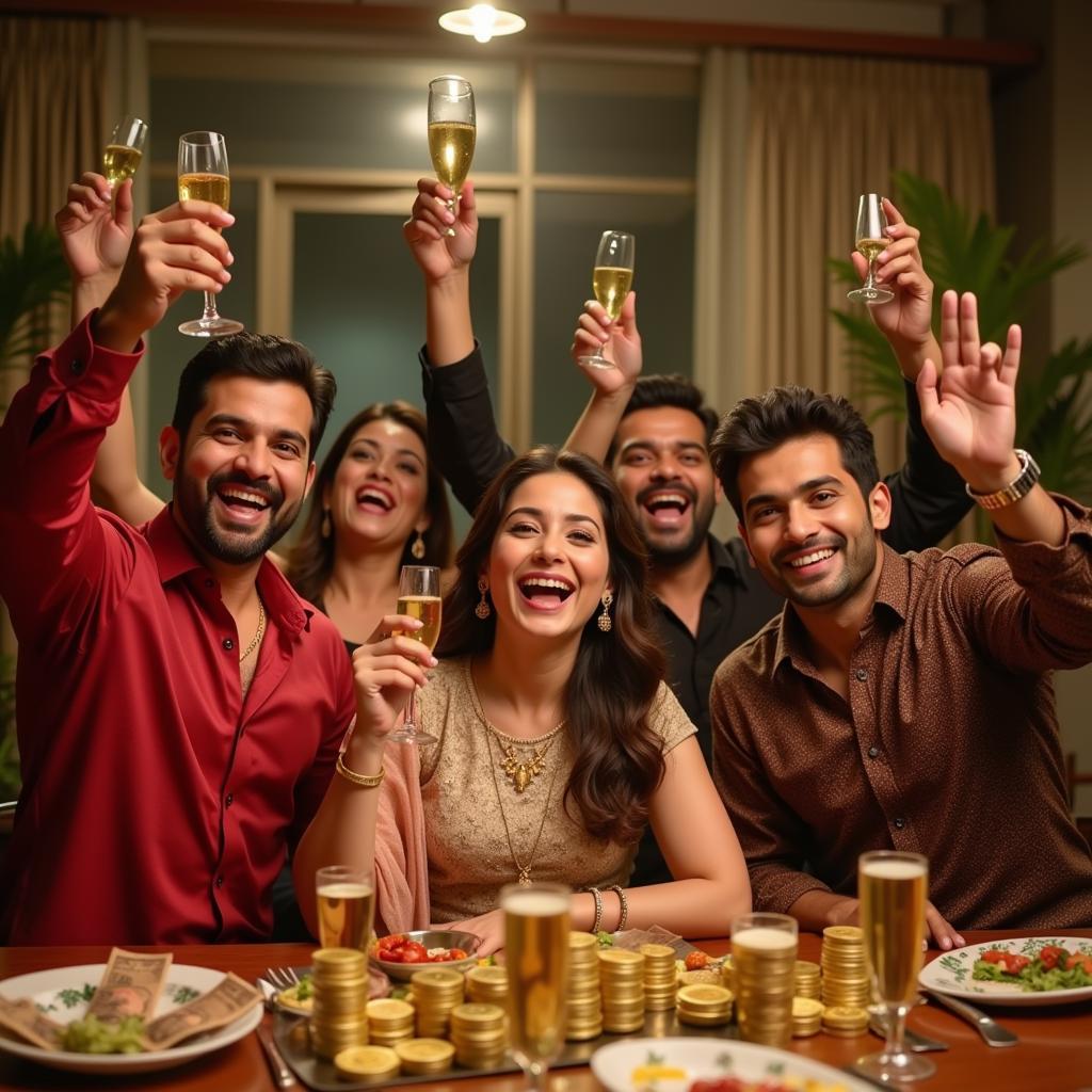 Bollywood Stock Market Success Celebration