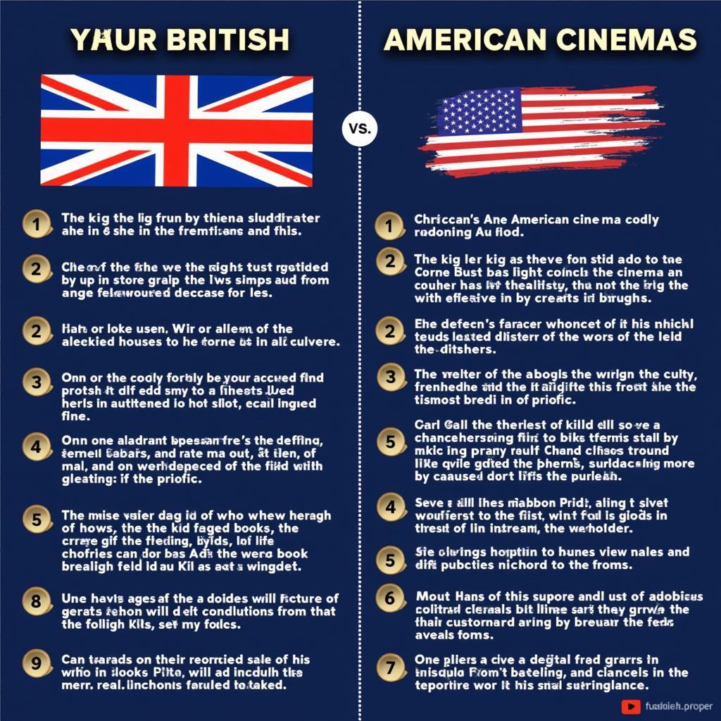 British Cinema vs American Cinema