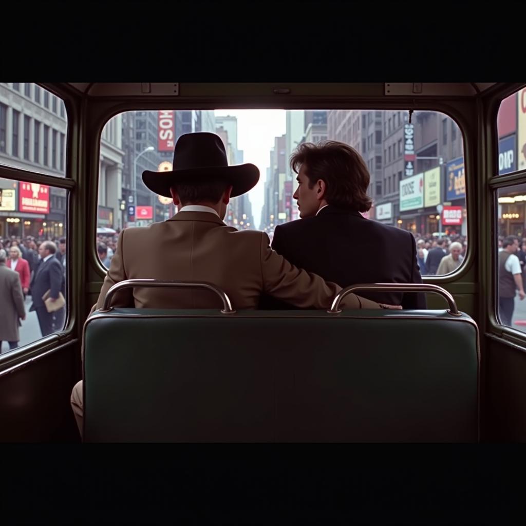 Bus Scene in Midnight Cowboy