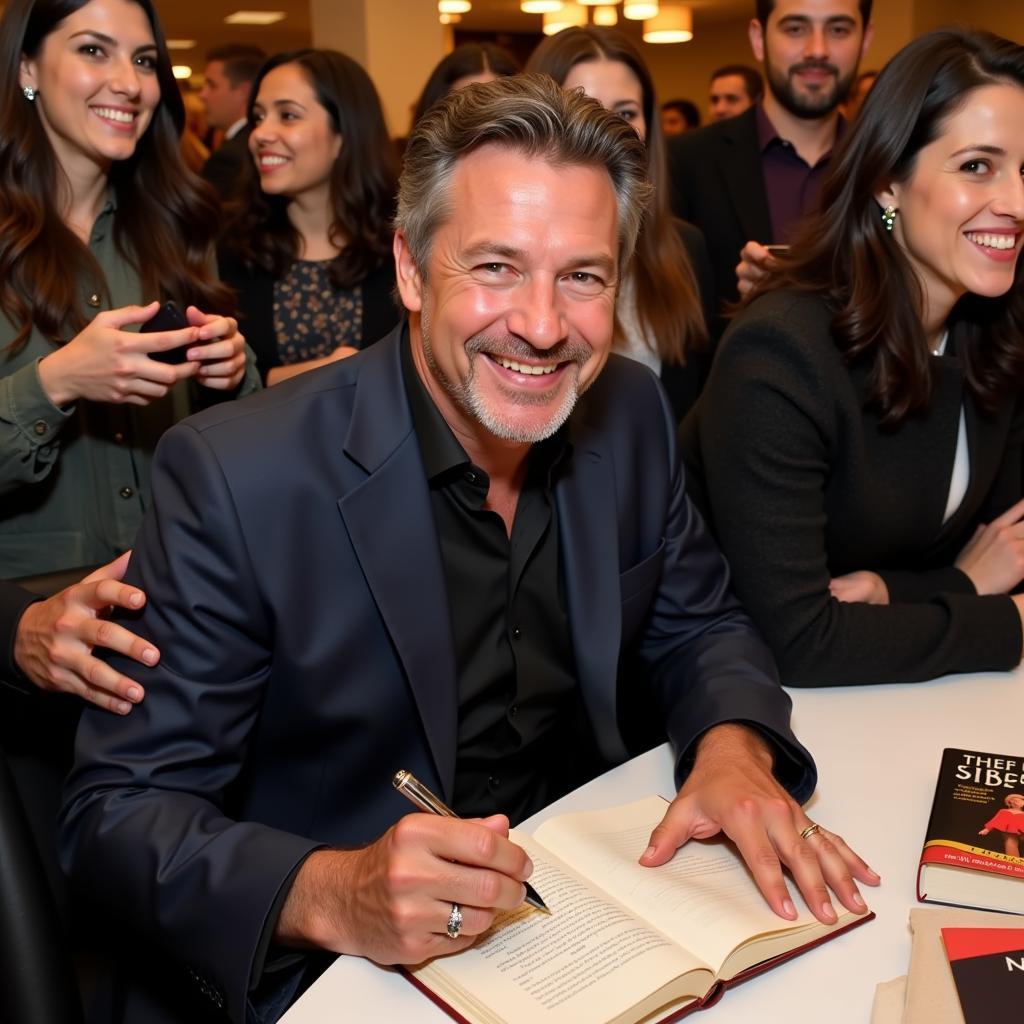 Richard Castle at a Book Signing