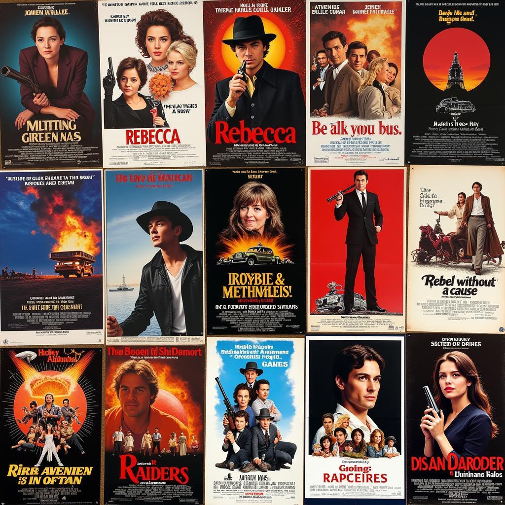 Classic R Name Movies Poster Collection