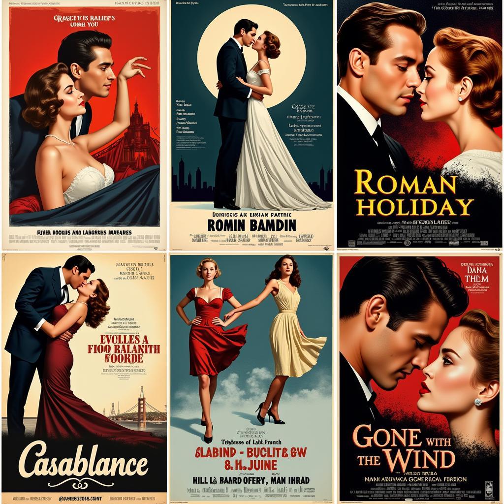 Classic Romantic Movie Posters