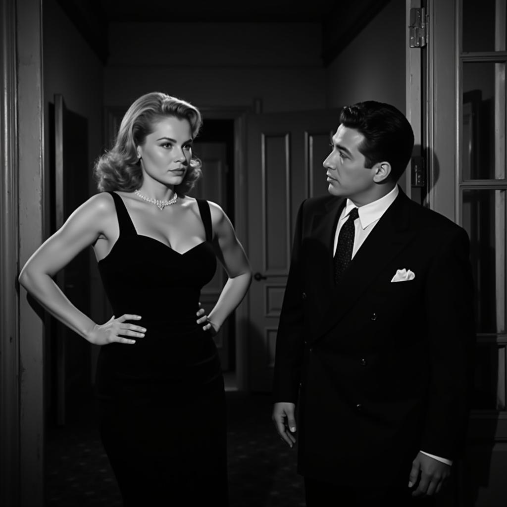 Classic Seduction in Film Noir: Exploring Shadows and Desire