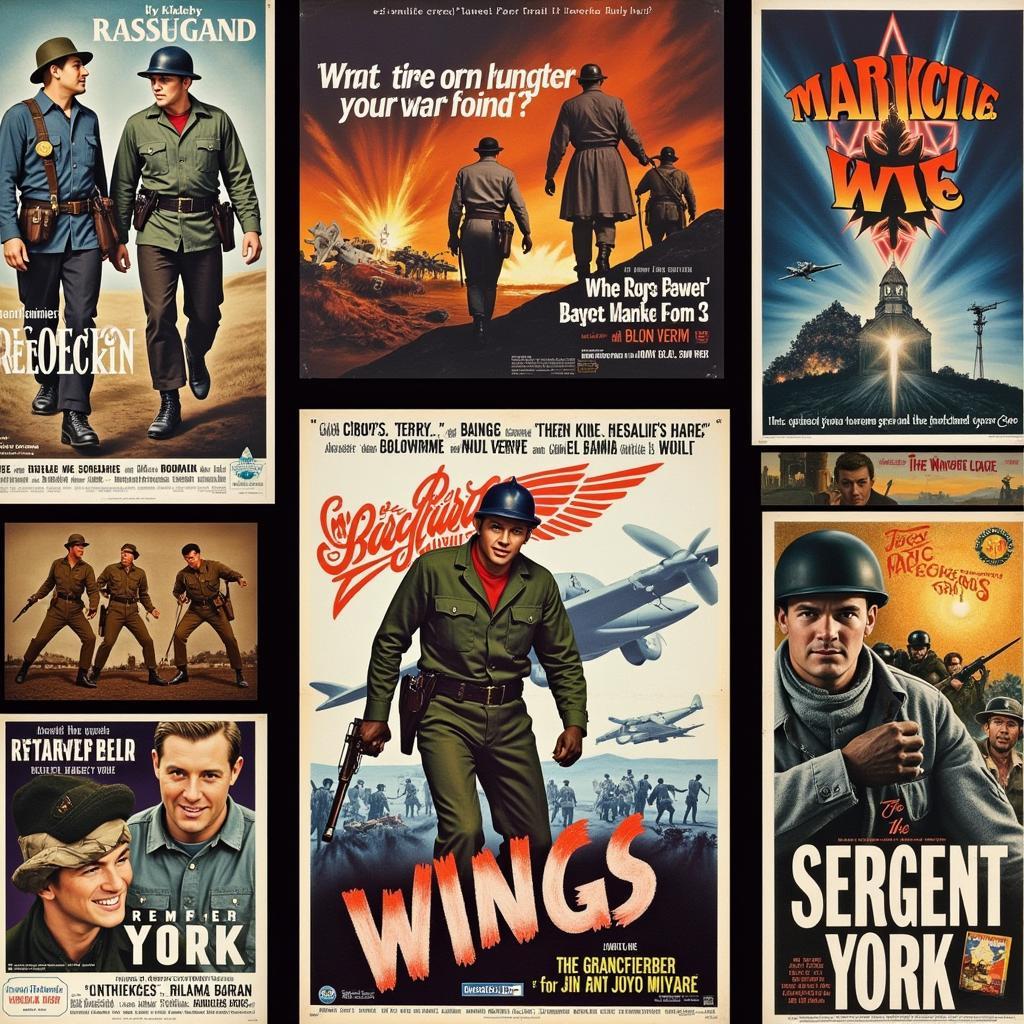 Classic War Films Depicting Patriotism and Combat