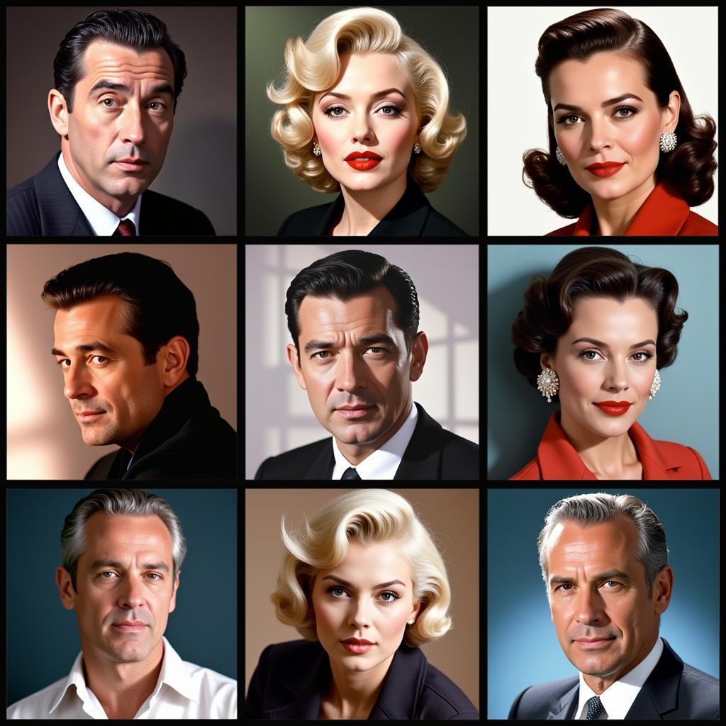 Legendary Actors and Actresses of Classic XX Movies