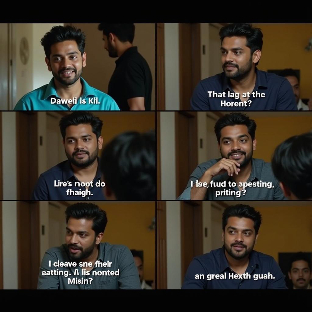 A comedic scene from Dhilluku Dhuddu