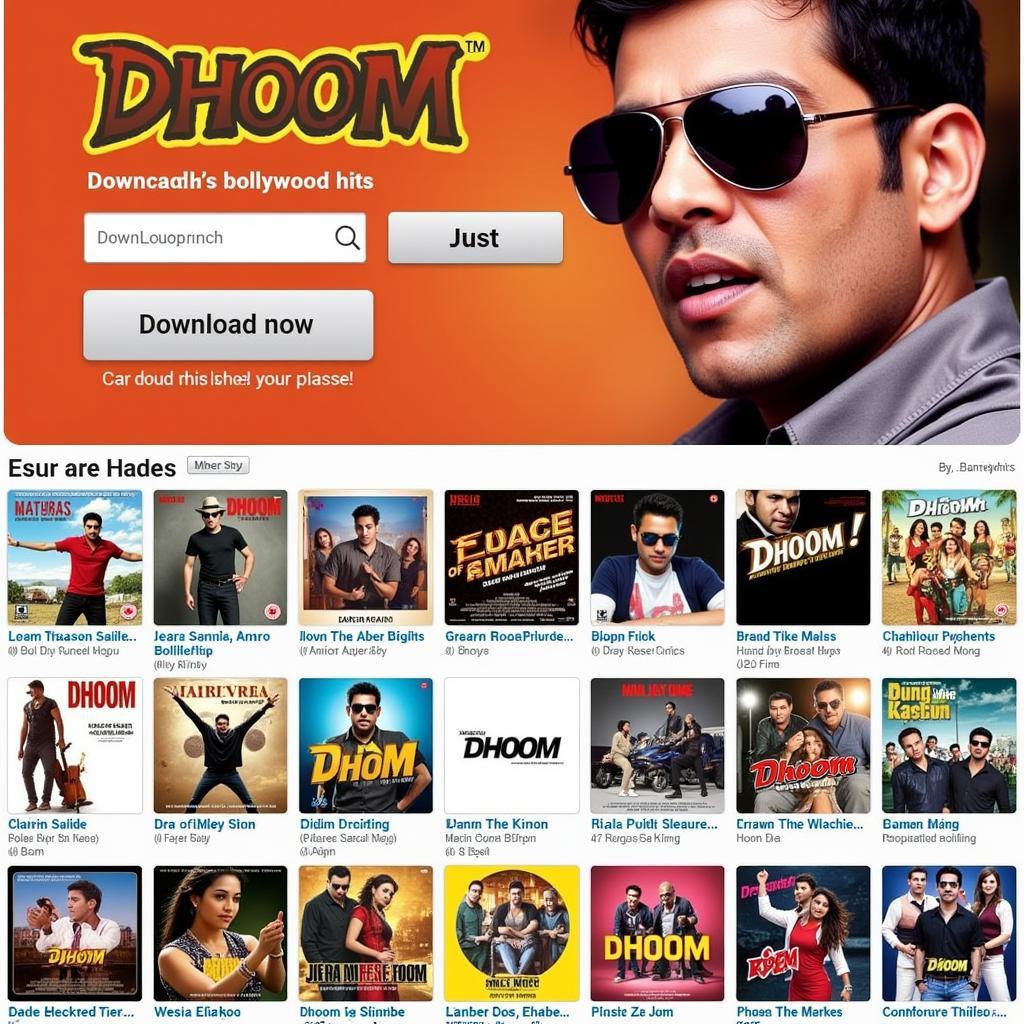 Dhoom Movie Soundtrack Download: Accessing the iconic music from the Dhoom franchise.