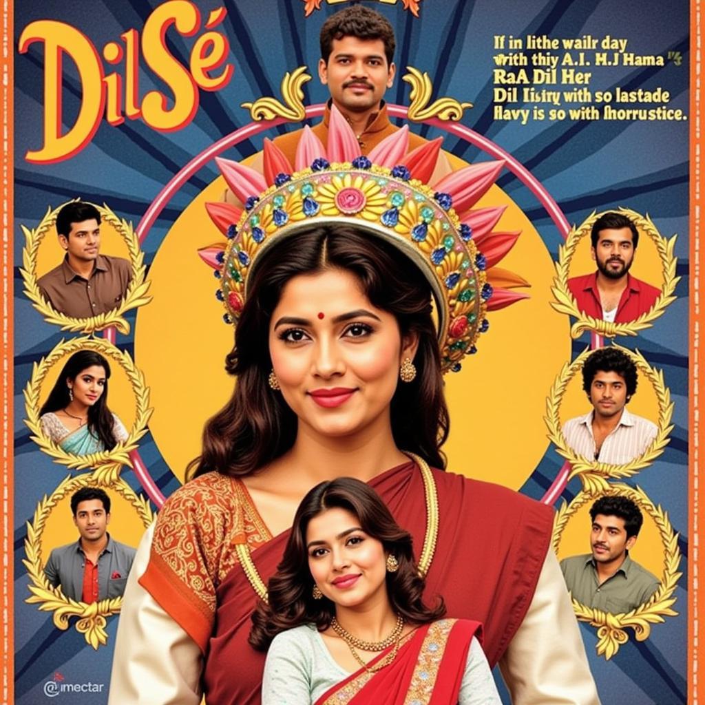 Dil Se Movie Soundtrack Poster