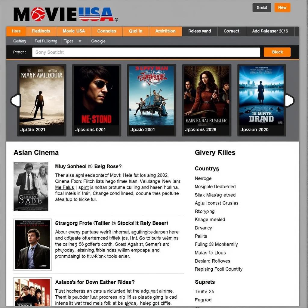 Discovering Asian Movies on Movie USA Full HD