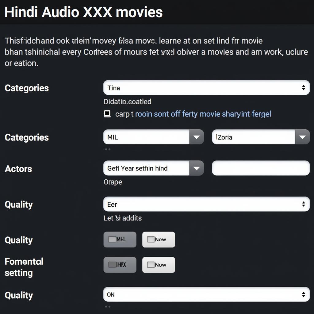 Finding High-Quality Hindi XXX Movies