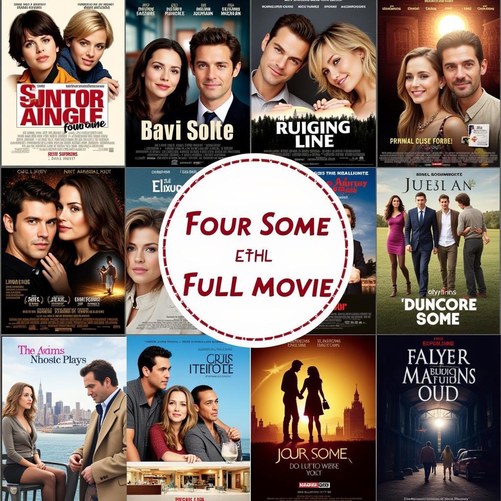 Examples of Four Some Movie Posters