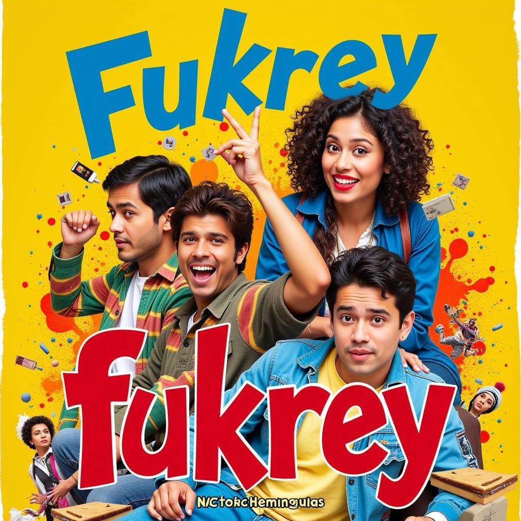 Fukrey Movie Poster