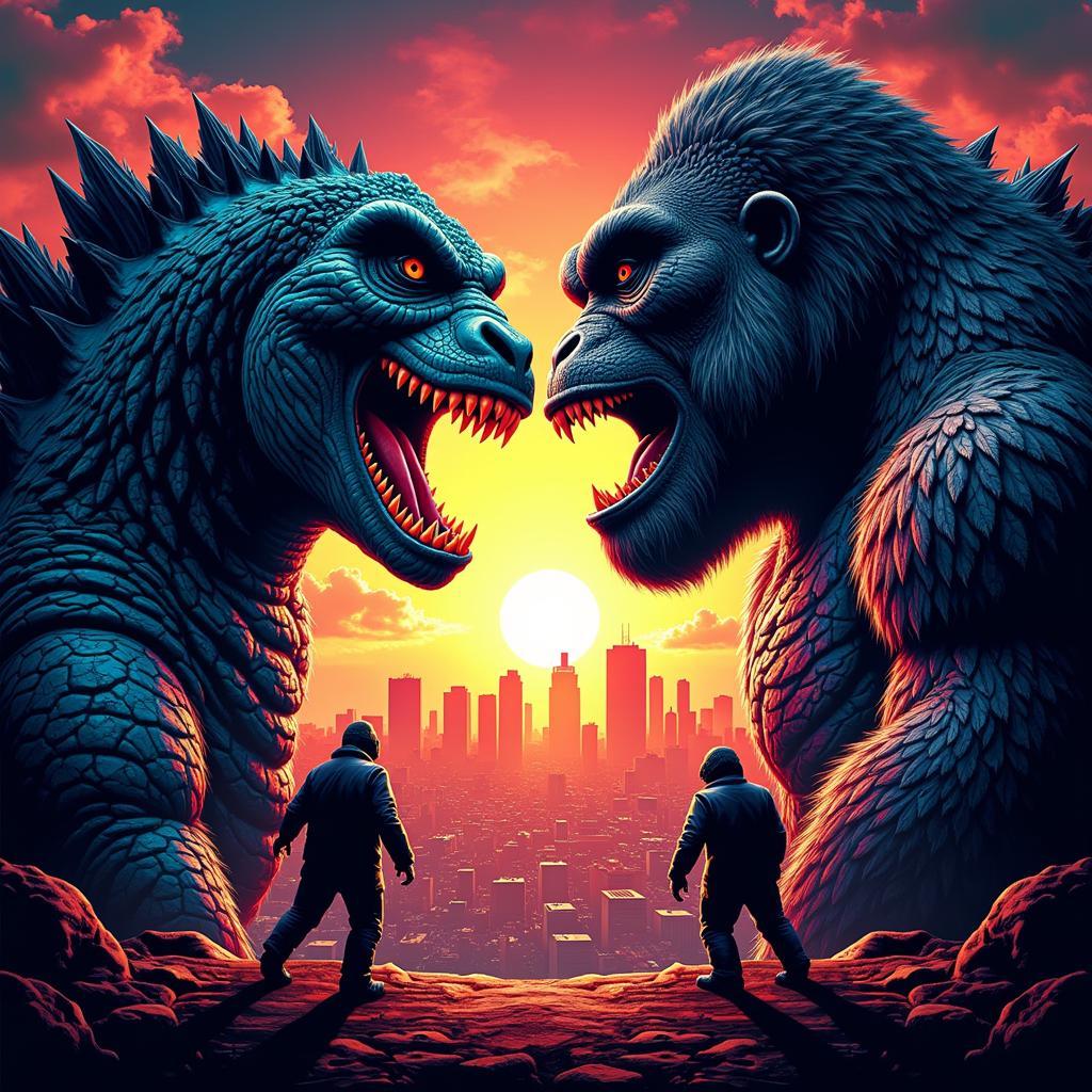 Godzilla vs. Kong Hindi Dubbed Poster