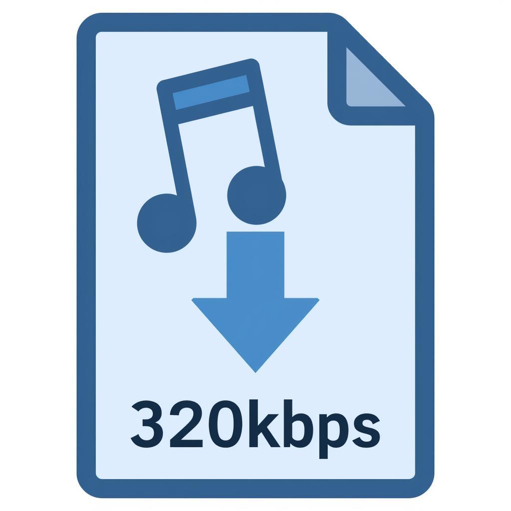 High-Quality MP3 Download Icon