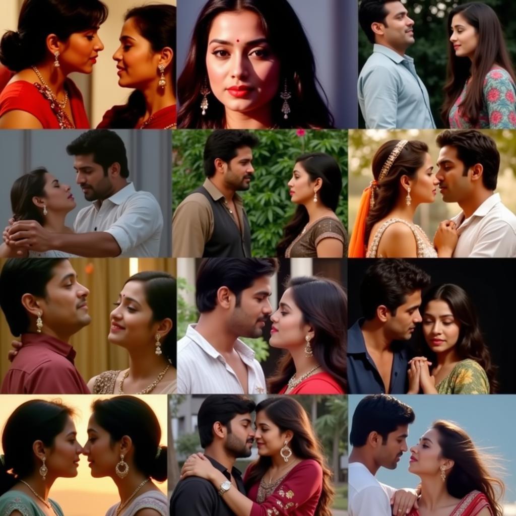 Romantic Scenes in Hindi Movies