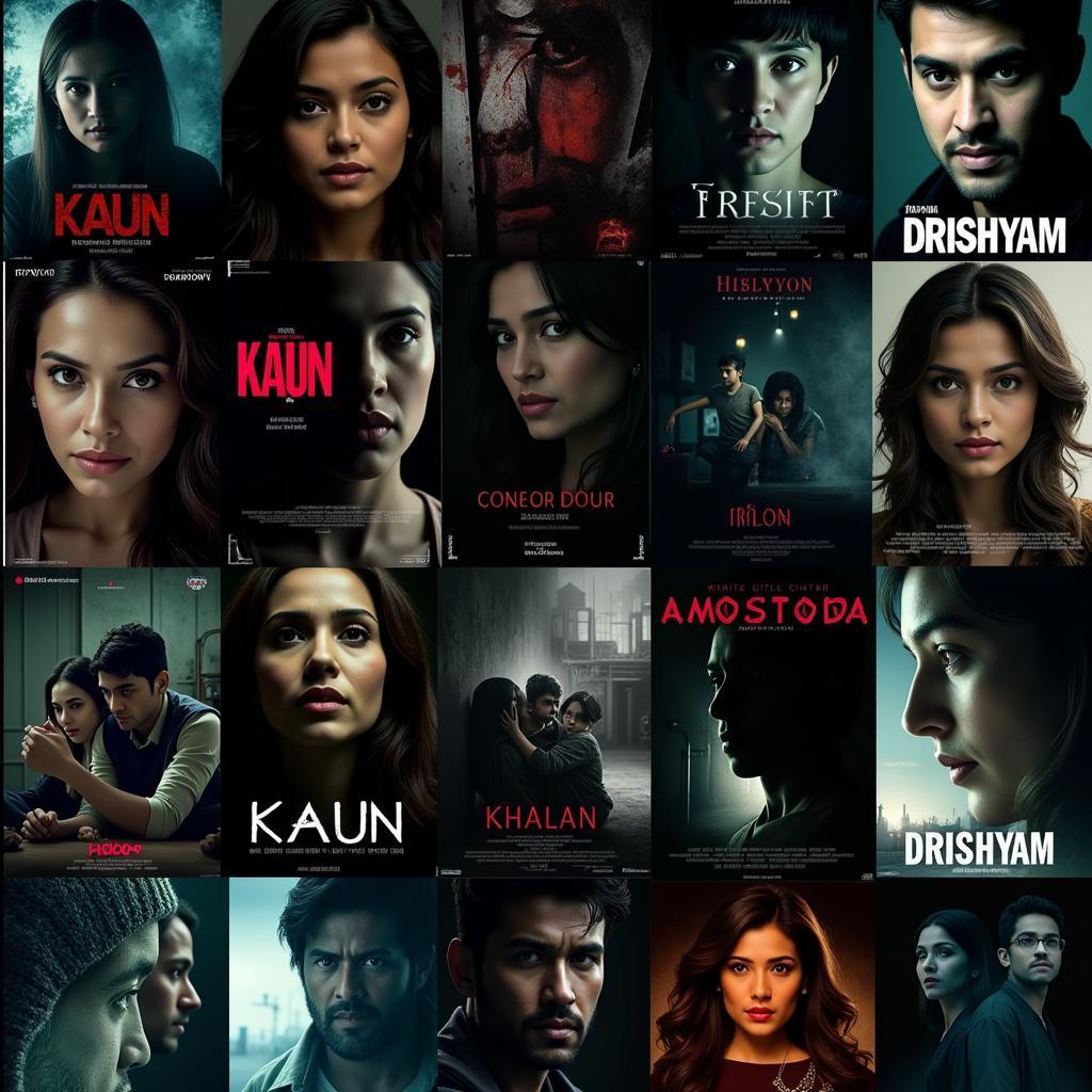 Hindi Psychological Thriller Movie Posters