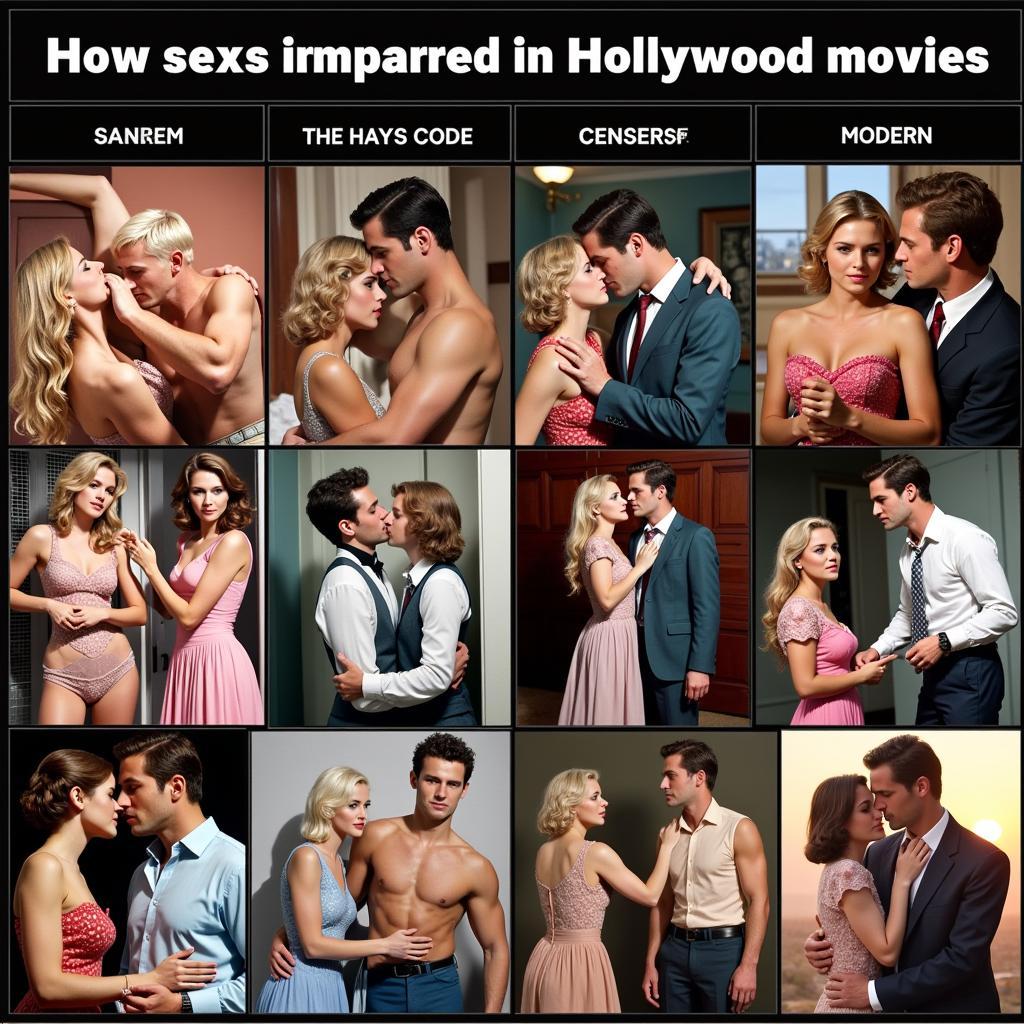 The Evolution of Sex in Hollywood Movie Videos