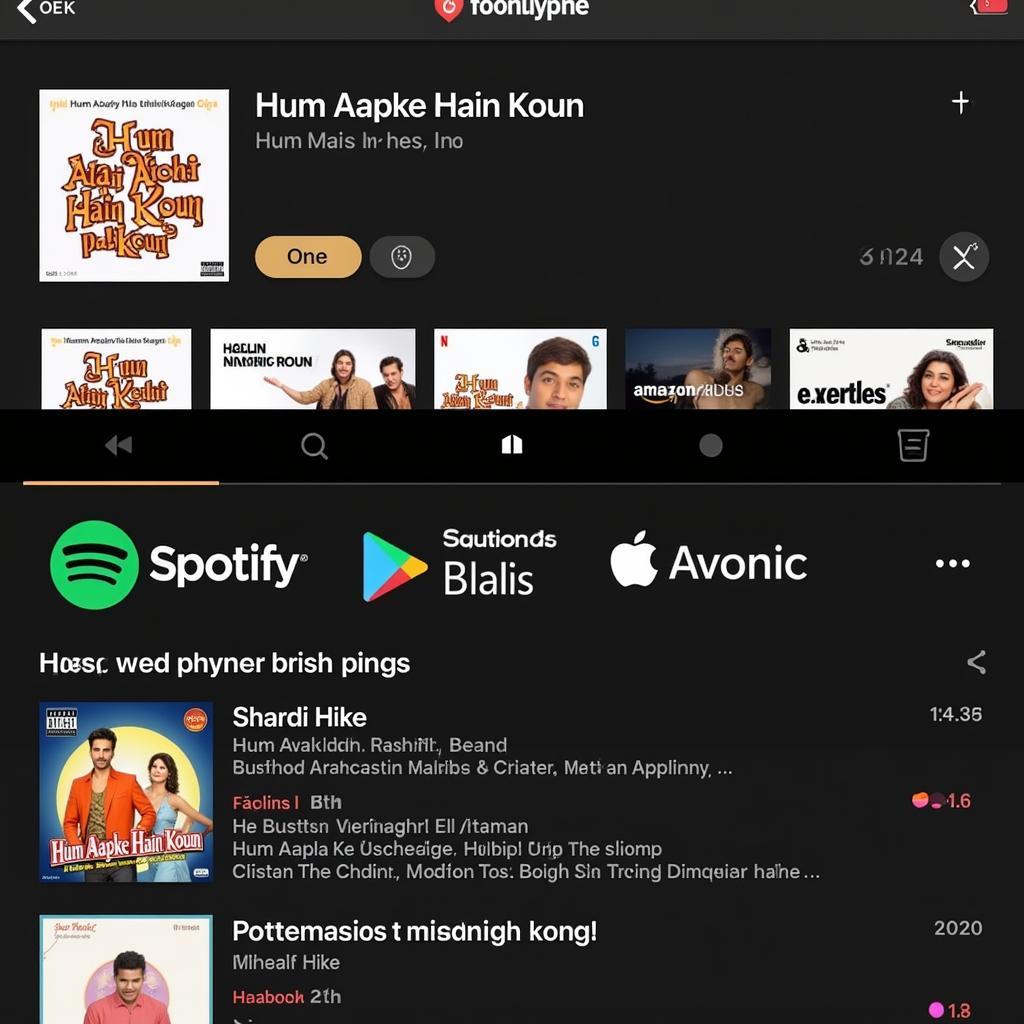 Hum Aapke Hain Koun Music Streaming Options