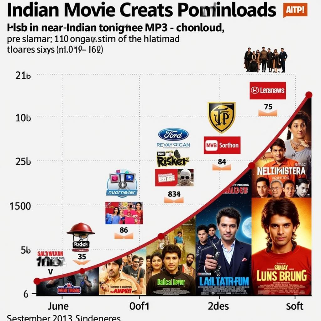 The popularity of Indian movie MP3 downloads