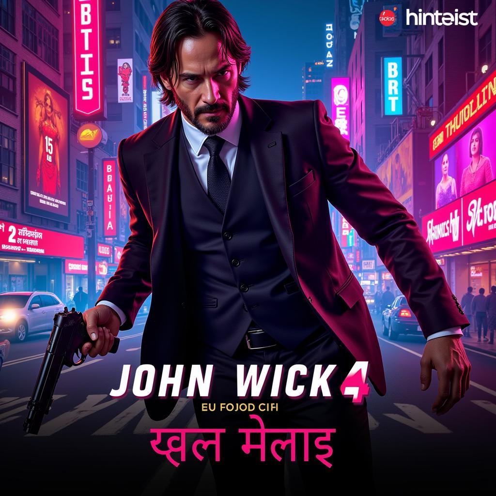 John Wick 4 Hindi Movie Poster