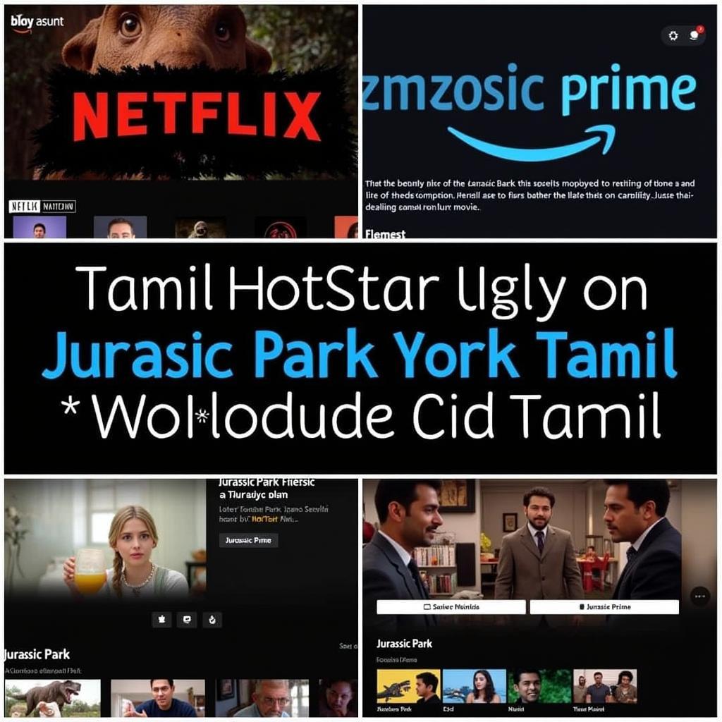 Jurassic Park on Streaming Platforms in Tamil