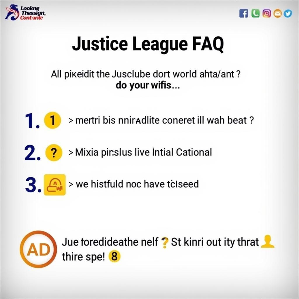 Justice League FAQ Banner