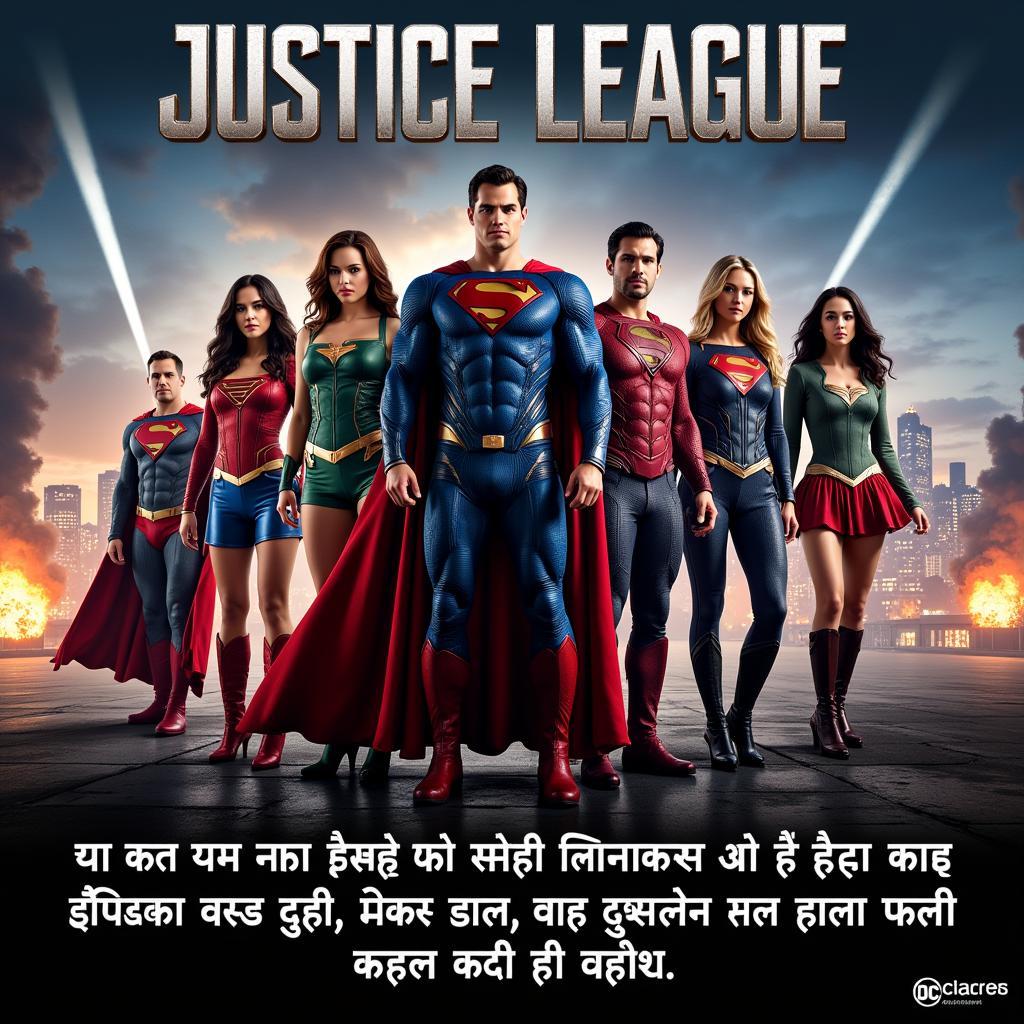 Justice League Hindi Dubbed Poster