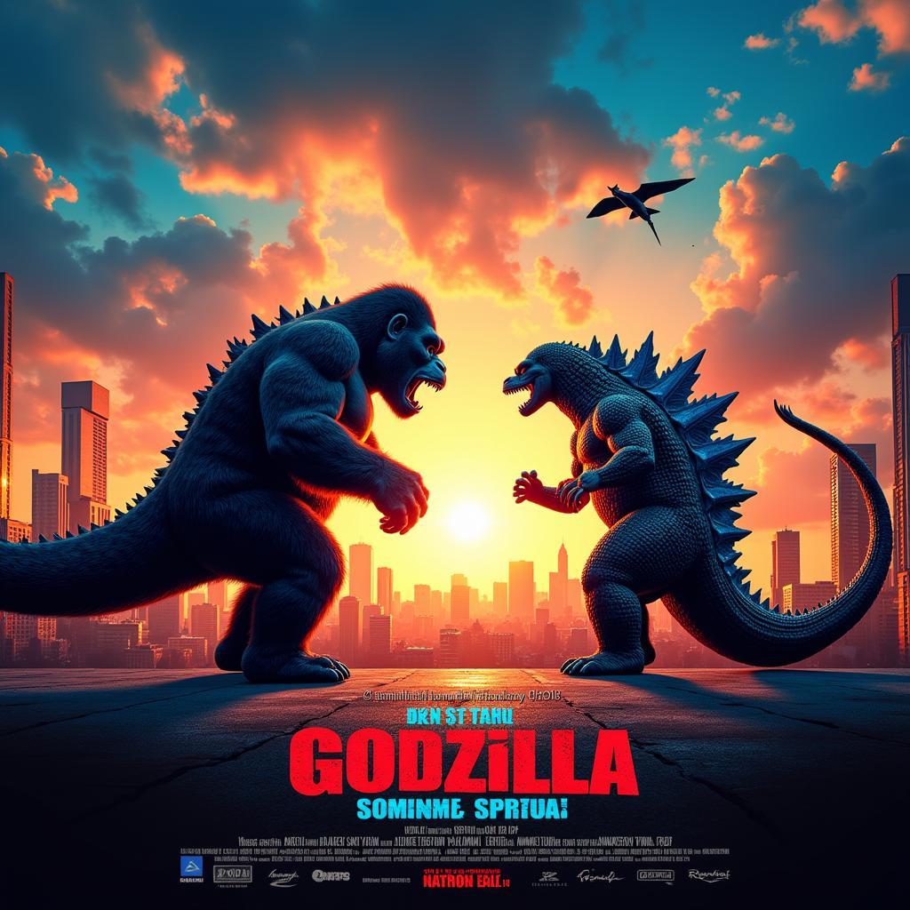 King Kong vs. Godzilla Tamil Dubbed Movie Poster